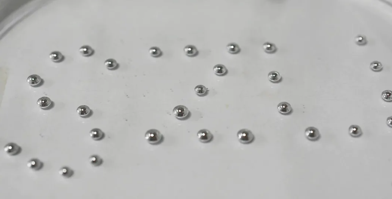 Photo of liquid metal robots